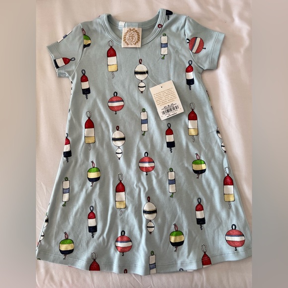 NWT Beaufort Bonney Company 6T and 4T matching Winding Bay Buoy dresses - Picture 1 of 11